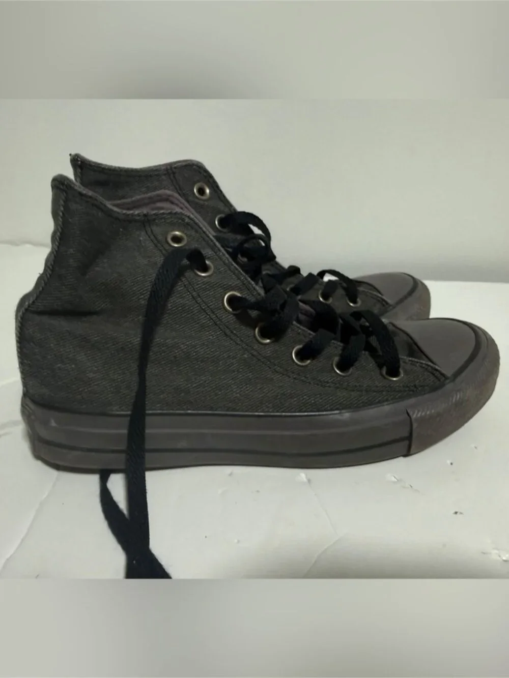 Converse Chuck Taylor All Star High Top Sneakers Charcoal Gray Youth 4.5